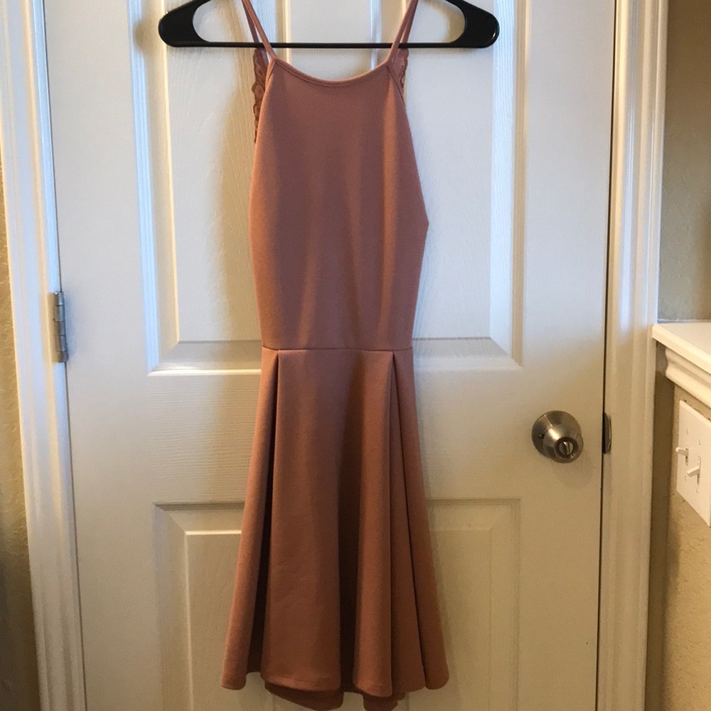 Dusty rose windsor dress